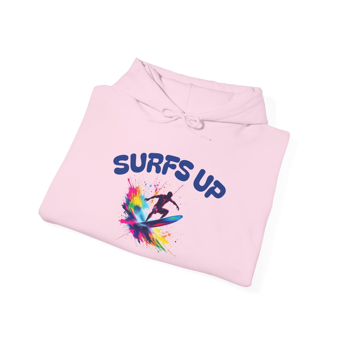 Surf's Up Unisex Heavy Blend Hooded Sweatshirt - Vibrant Beachwear for Surfers