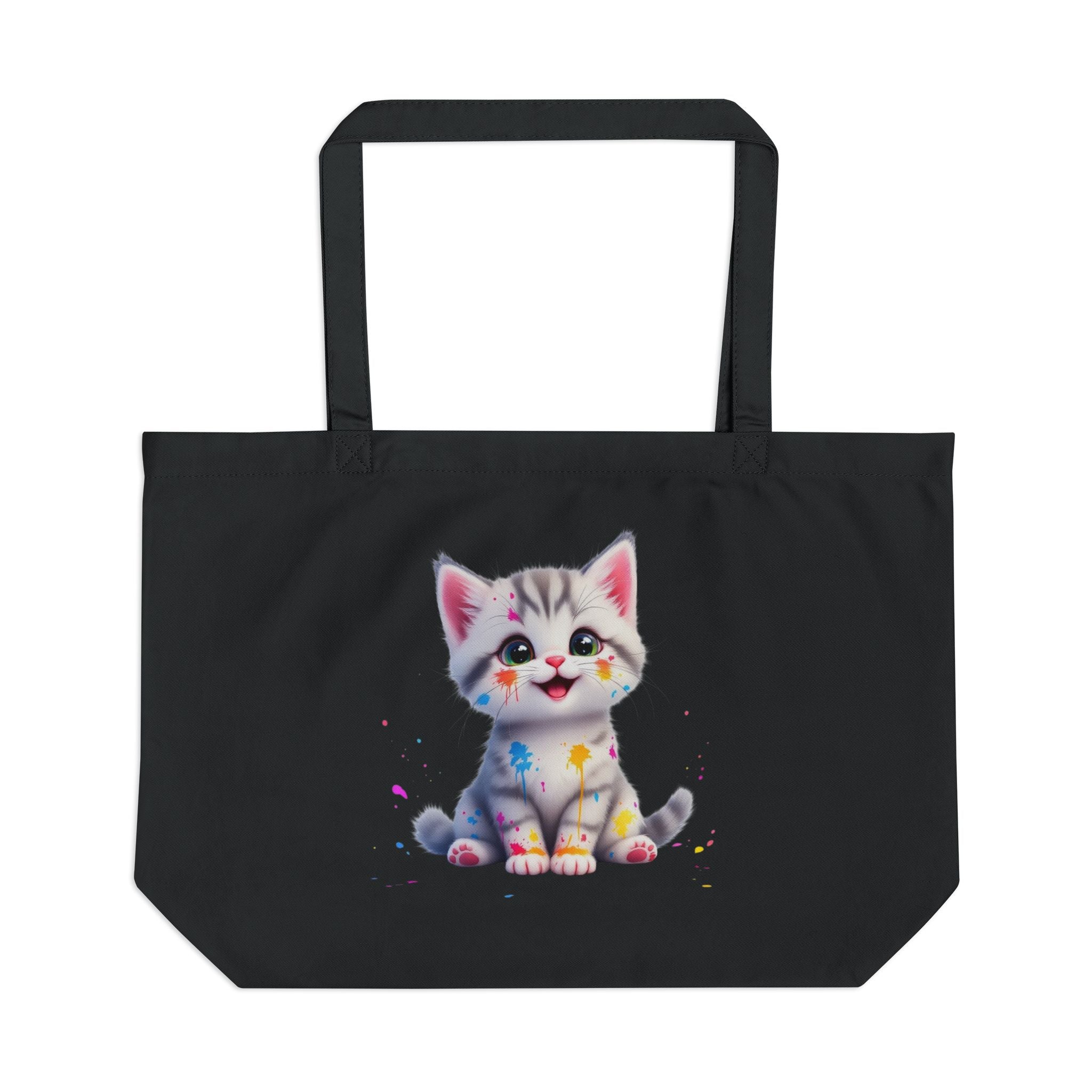 Cute Cat Eco Tote Bag - Perfect for Everyday Use, Gifts, and Cat Lovers