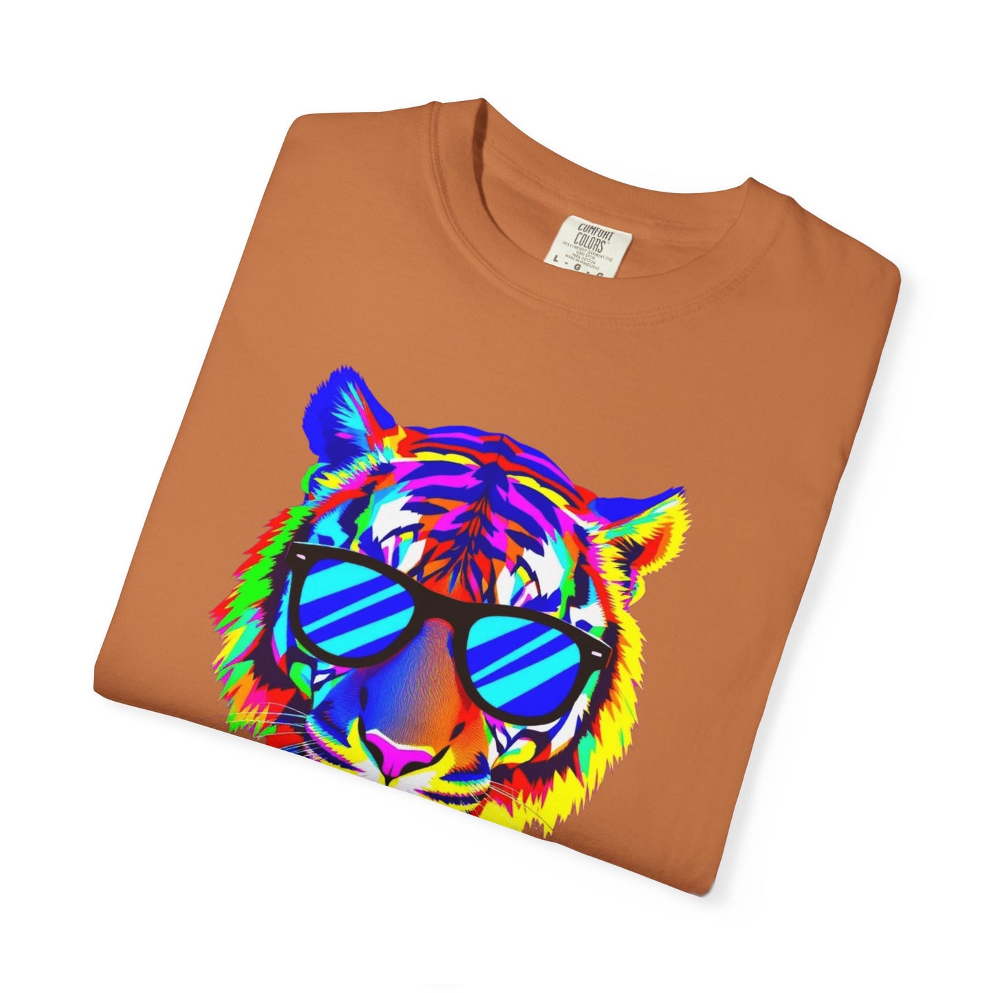 Vibrant Tiger Graphic T-Shirt - Unisex, Cool & Colorful Design