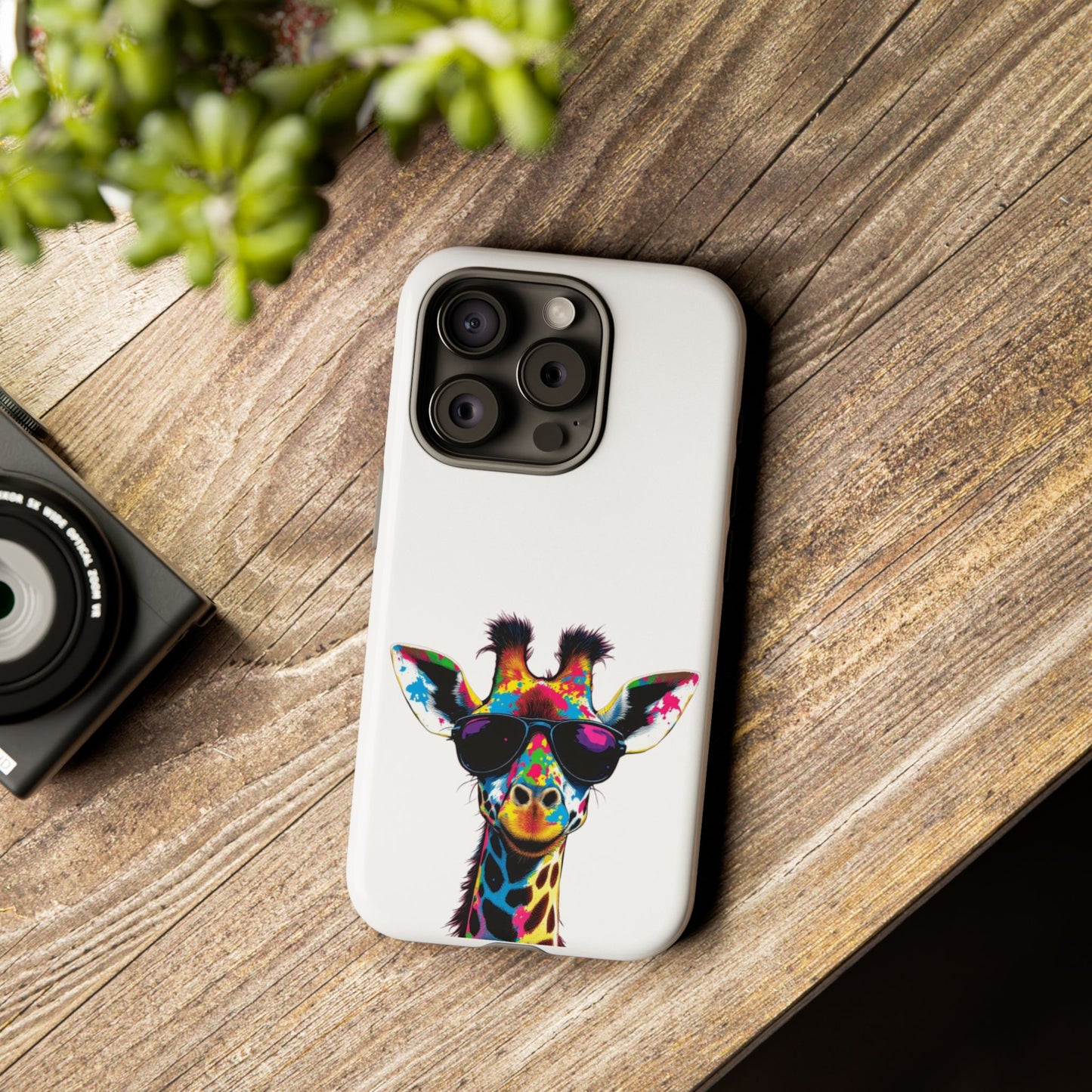 Colorful Giraffe Phone Case - Tough Cases for Animal Lovers