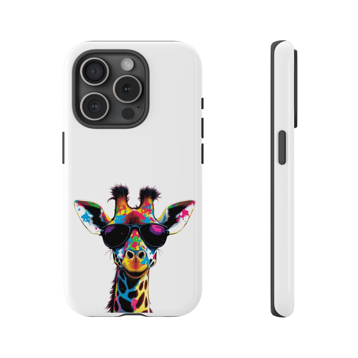 Colorful Giraffe Phone Case - Tough Cases for Animal Lovers