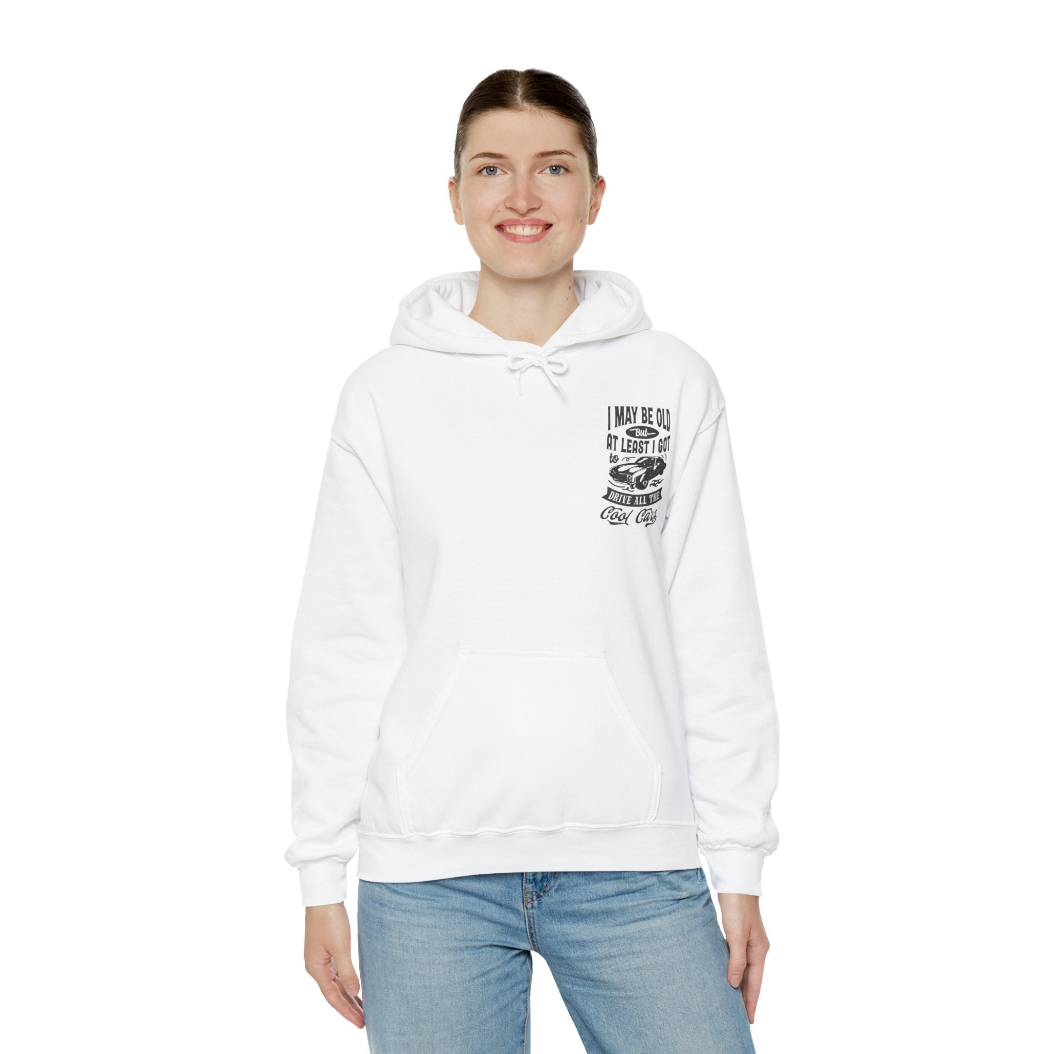 Cool Cars Vintage Hoodie, Funny Sweatshirt, Gift for Car Lovers, Retro Vehicle Apparel, Unique Birthday Present, Unisex Hooded Pullover
