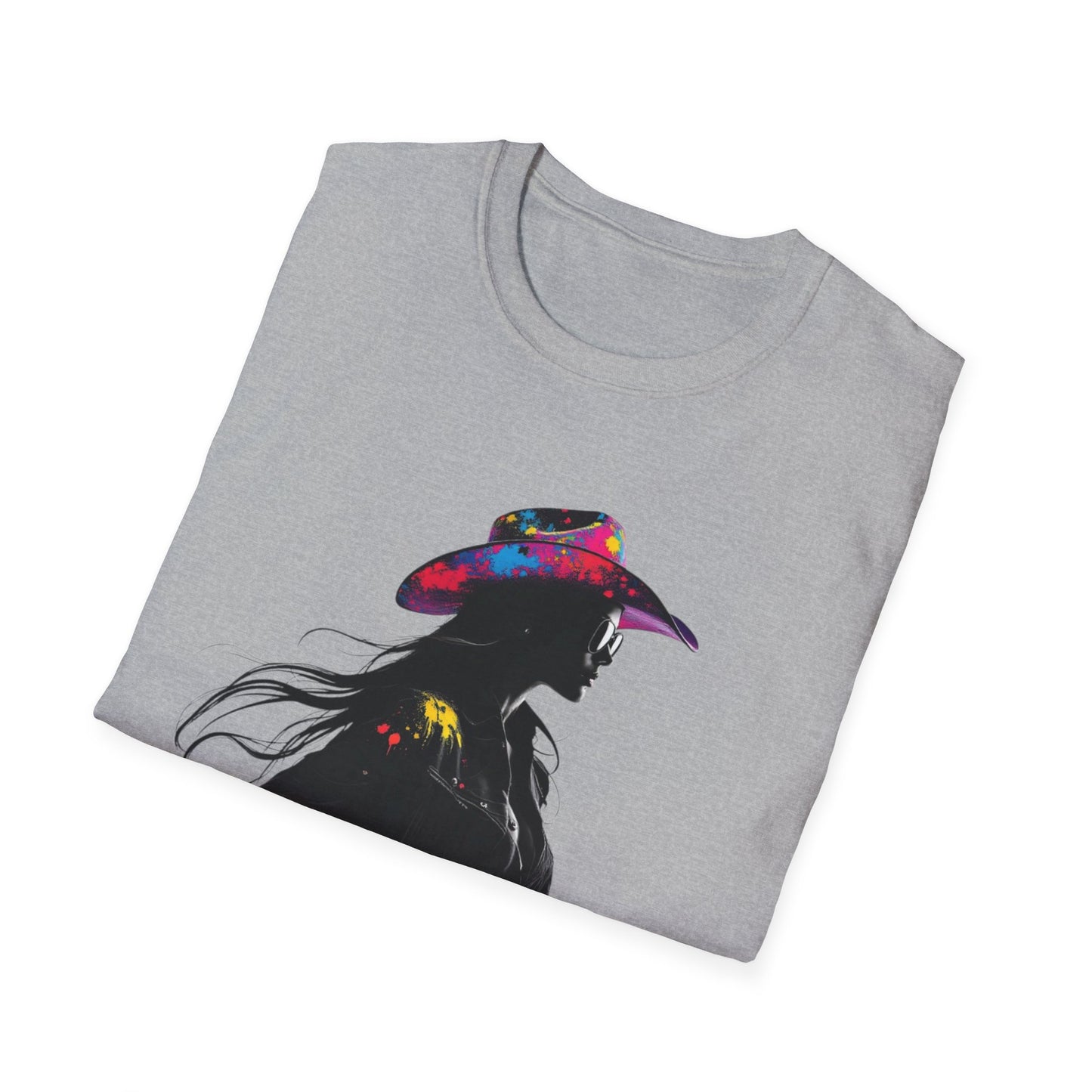Cowgirl Vibes Unisex Softstyle T-Shirt - Trendy Western Graphic Tee