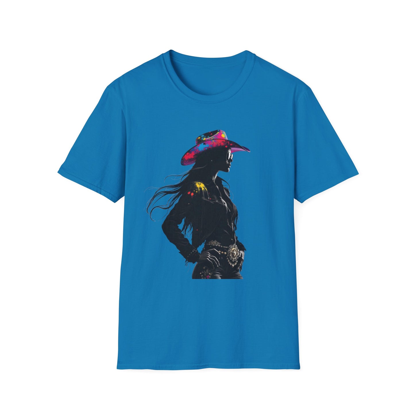 Cowgirl Vibes Unisex Softstyle T-Shirt - Trendy Western Graphic Tee