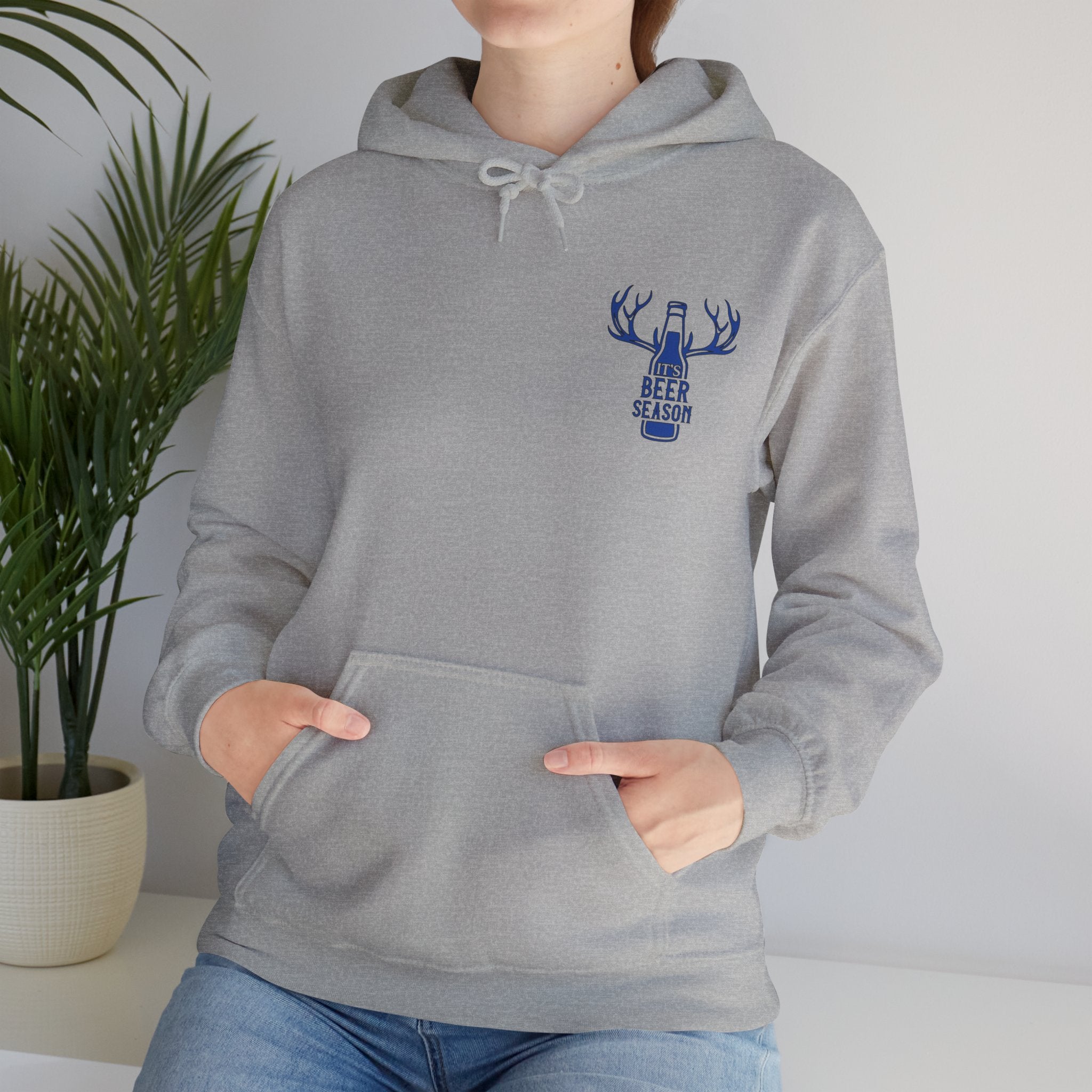 Cool Beer Season Hoodie, Fun Unisex Sweatshirt, Perfect for Parties, Fall and Winter Gatherings, Unique Gift for Beer Lovers