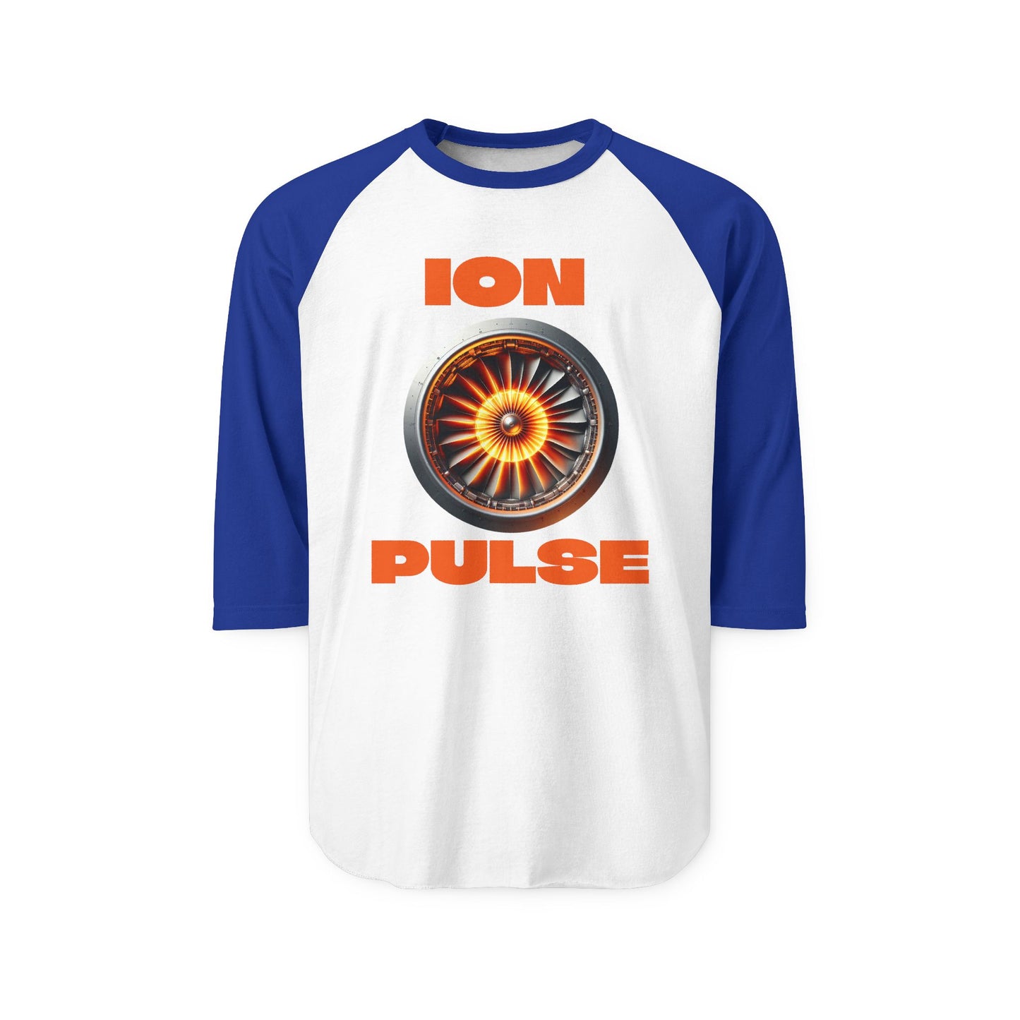 ION PULSE Unisex Three-Quarter Sleeve Raglan Shirt - Perfect for Motorsports Fans
