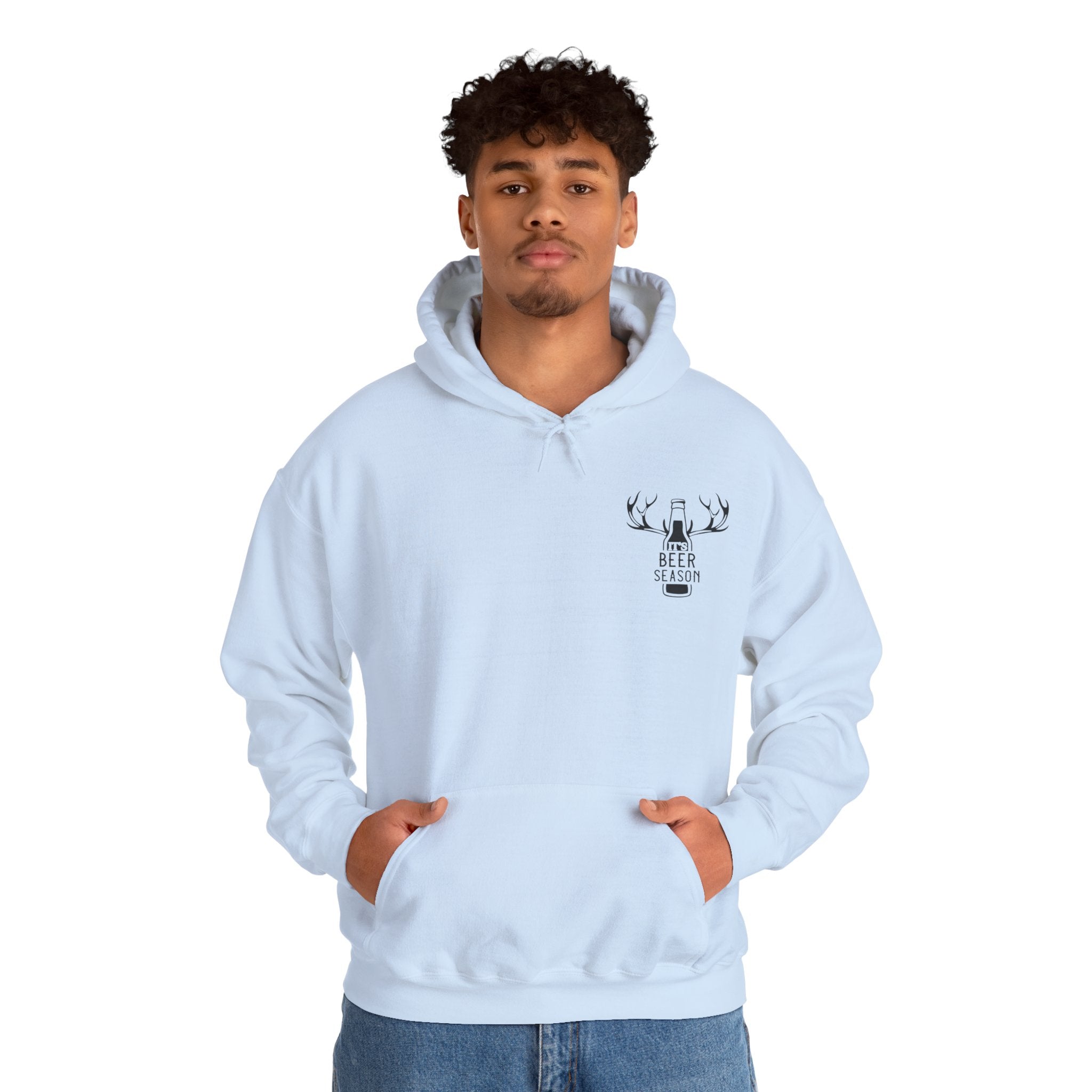 Beer Season Hoodie for Comfort and Style, Unisex Hooded Sweatshirt, Beer Lover Gift, Cozy Casual Wear, Perfect for Camping