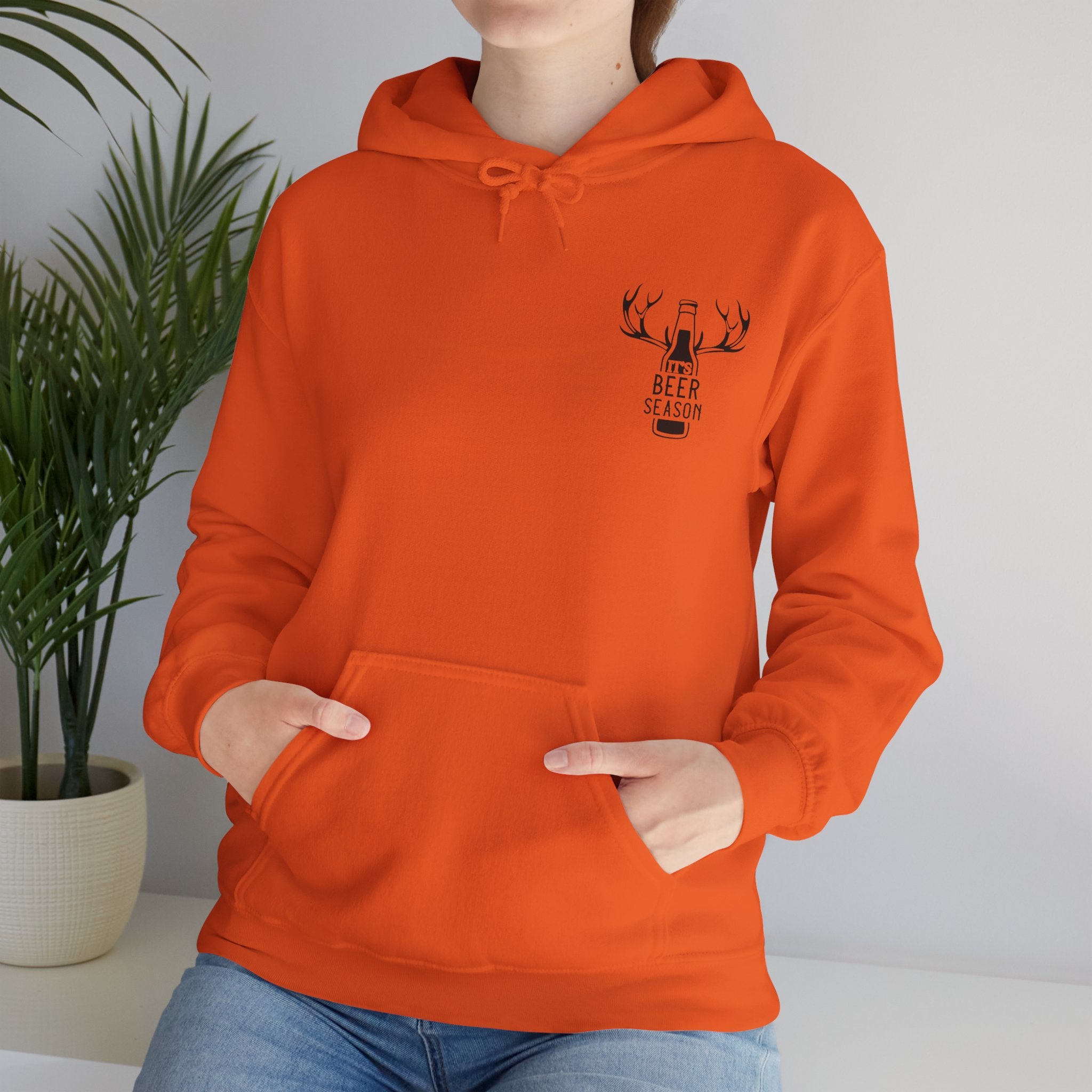 Beer Season Hoodie for Comfort and Style, Unisex Hooded Sweatshirt, Beer Lover Gift, Cozy Casual Wear, Perfect for Camping