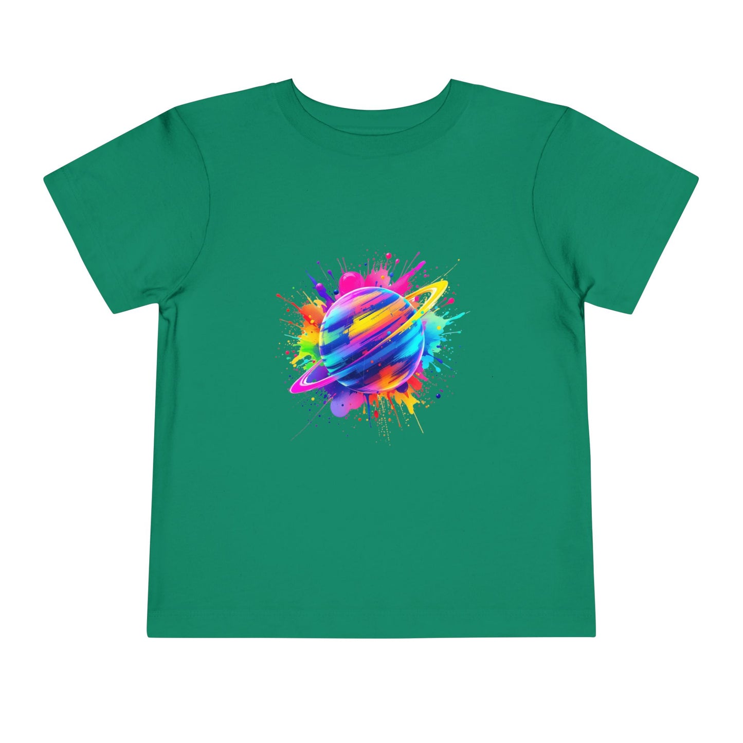 Colorful Planet Toddler Short Sleeve Tee - Fun & Playful Kids Shirt