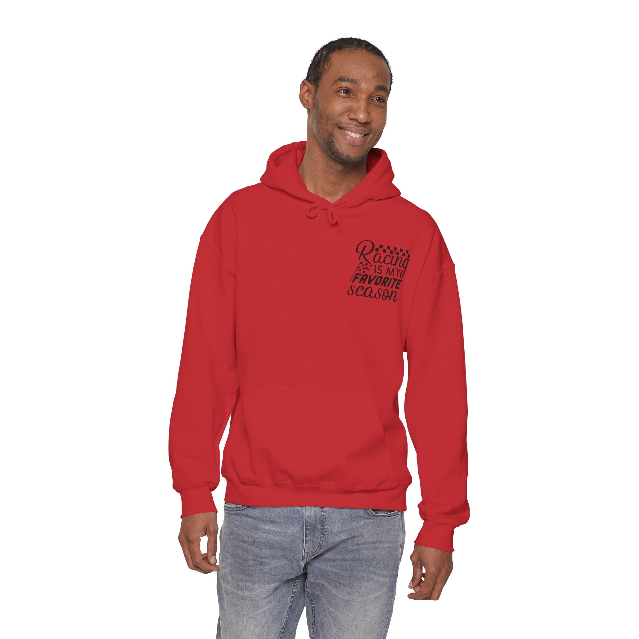 Racing-Themed Hooded Sweatshirt, Ideal for Race Fans, Comfortable, Casual Wear, Great Gift for Motorsports Enthusiasts, Unisex Design