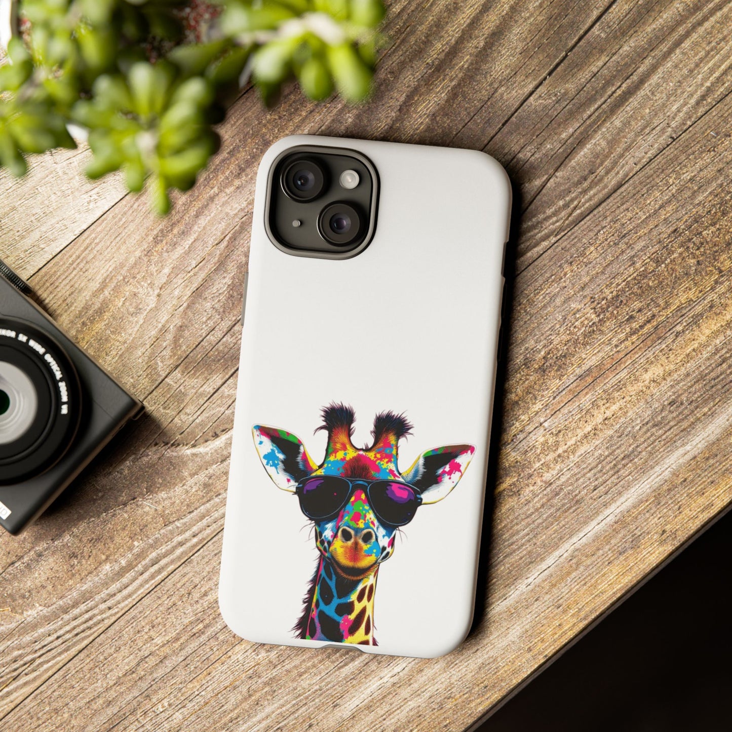 Colorful Giraffe Phone Case - Tough Cases for Animal Lovers