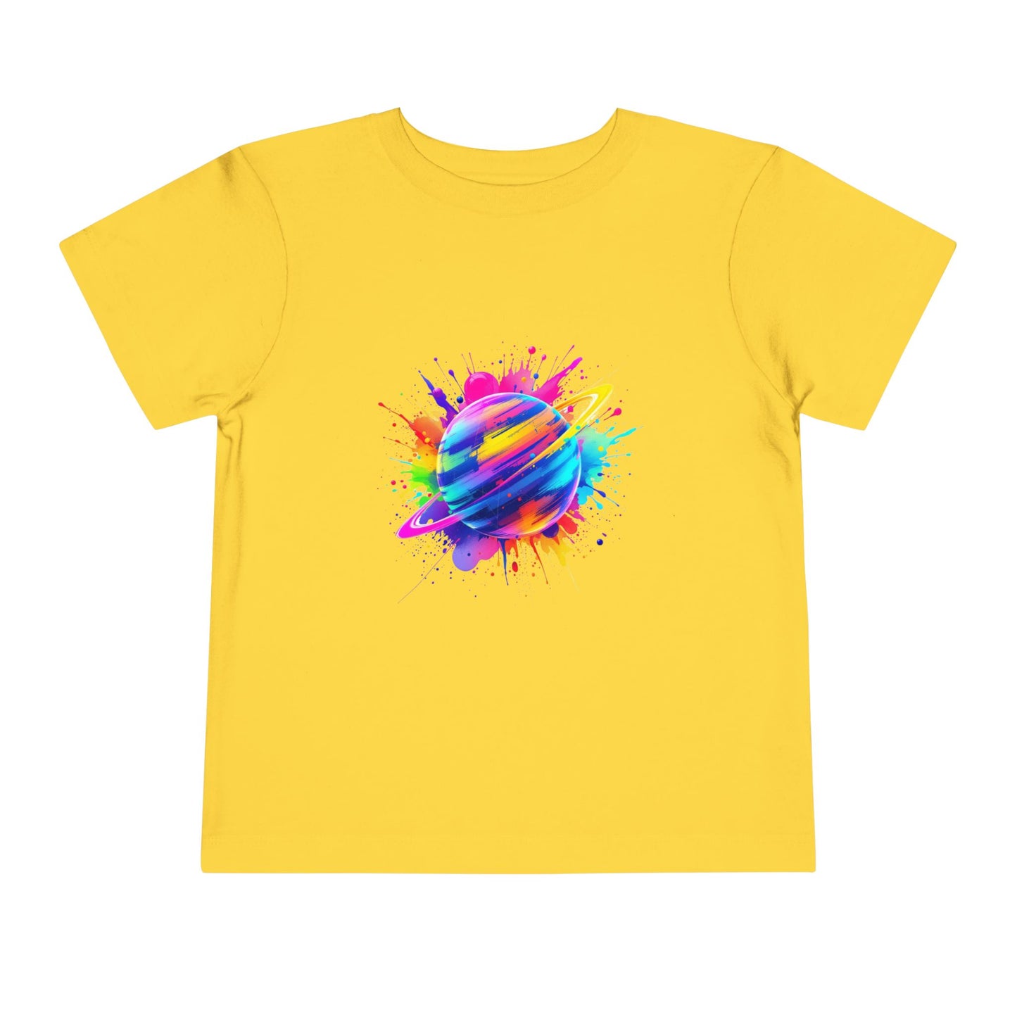 Colorful Planet Toddler Short Sleeve Tee - Fun & Playful Kids Shirt