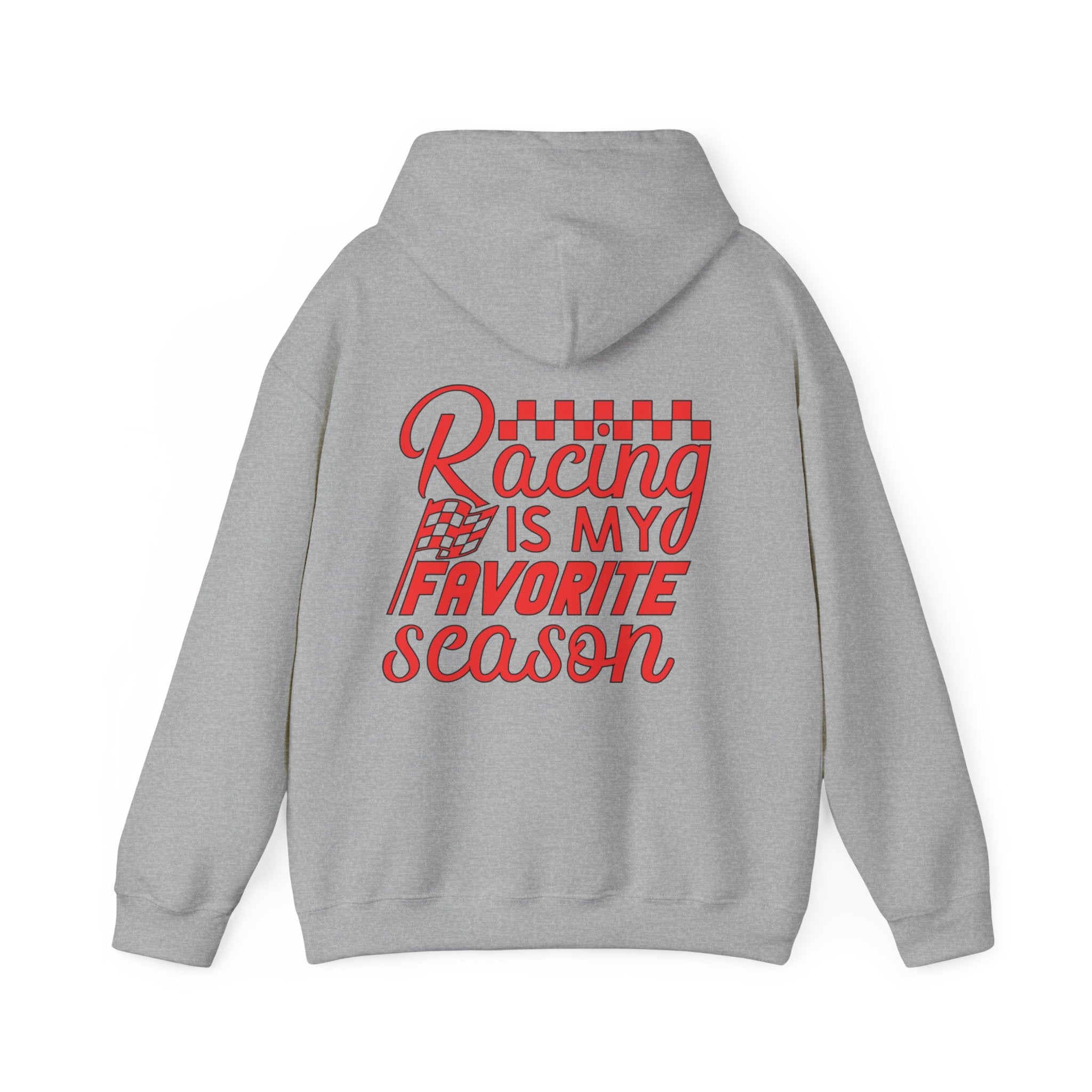 Racing-Themed Unisex Hoodie: Perfect for Race Fans, Cozy Gift for Motorsports Lovers, Ideal for Sports Events, Fall Fashion, Casual Wear