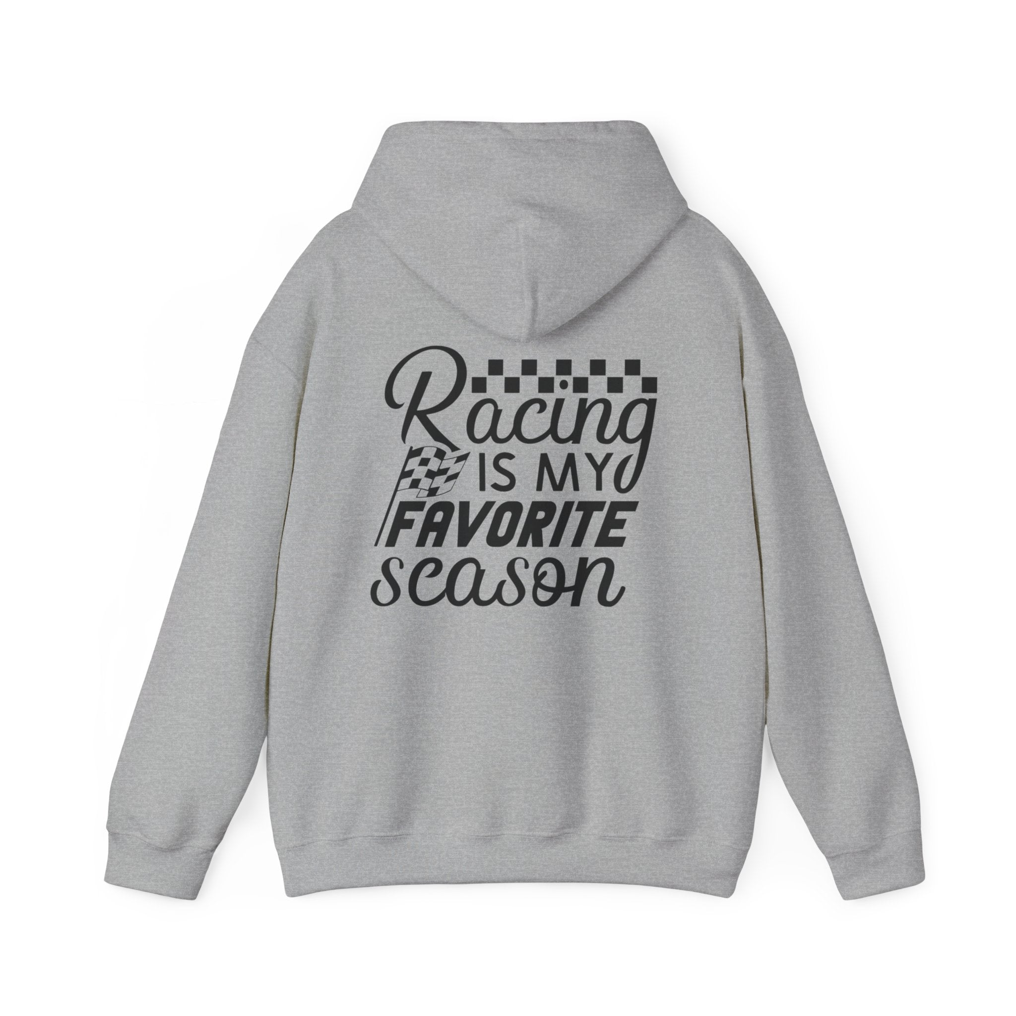 Racing-Themed Hooded Sweatshirt, Ideal for Race Fans, Comfortable, Casual Wear, Great Gift for Motorsports Enthusiasts, Unisex Design