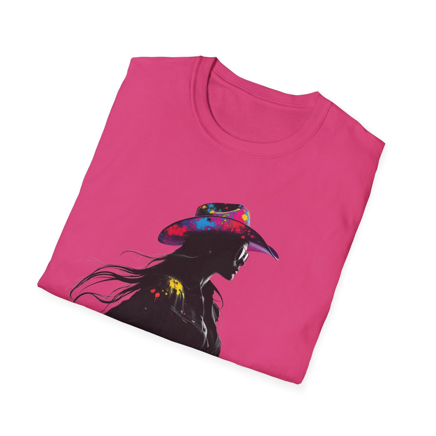 Cowgirl Vibes Unisex Softstyle T-Shirt - Trendy Western Graphic Tee
