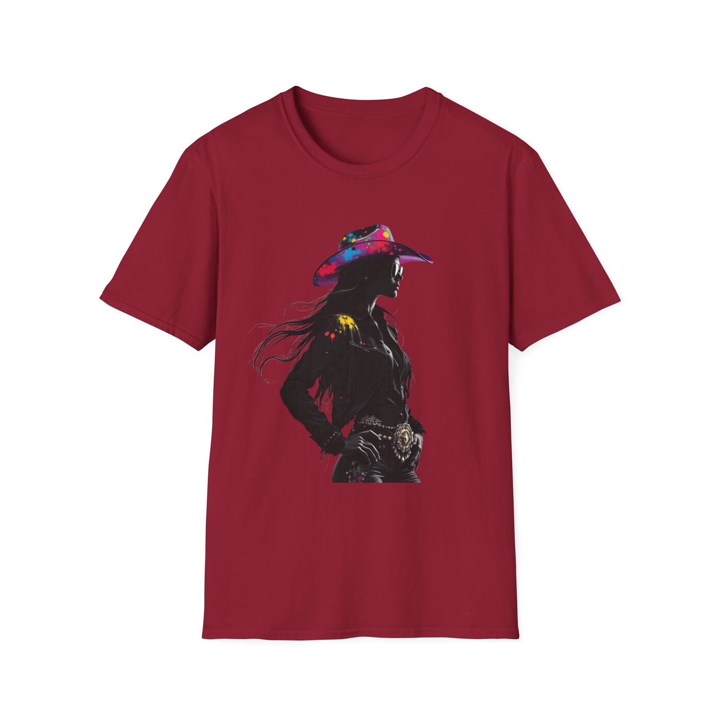 Cowgirl Vibes Unisex Softstyle T-Shirt - Trendy Western Graphic Tee