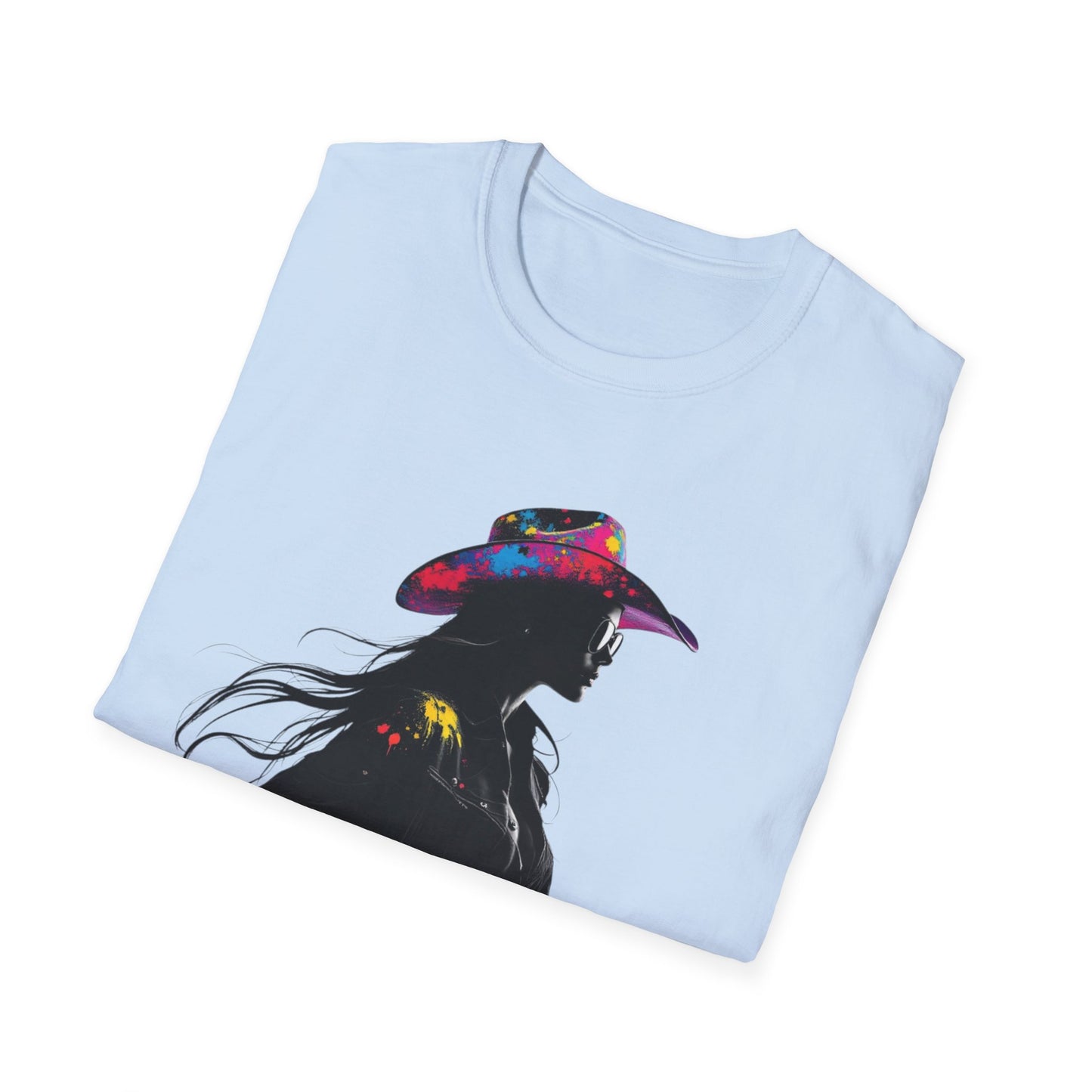 Cowgirl Vibes Unisex Softstyle T-Shirt - Trendy Western Graphic Tee