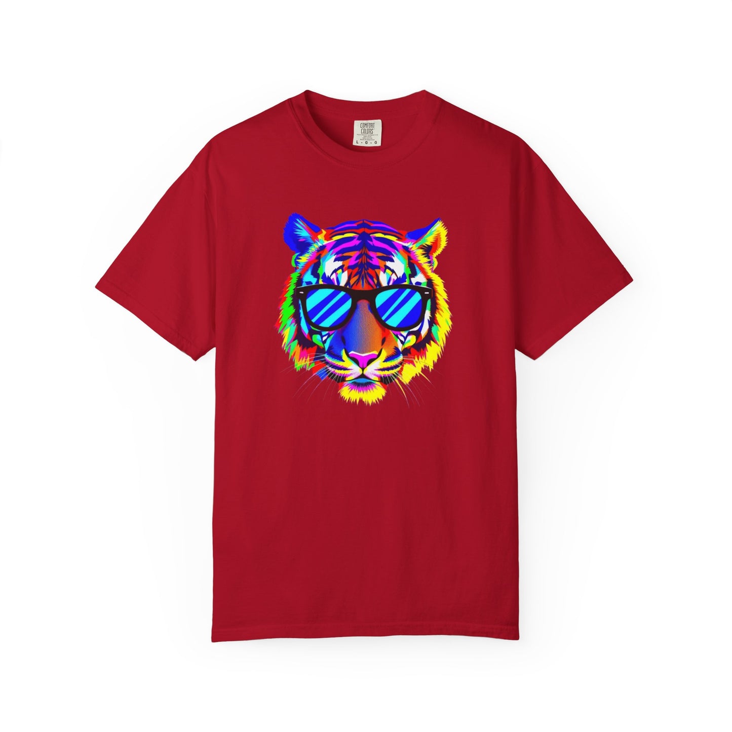 Vibrant Tiger Graphic T-Shirt - Unisex, Cool & Colorful Design