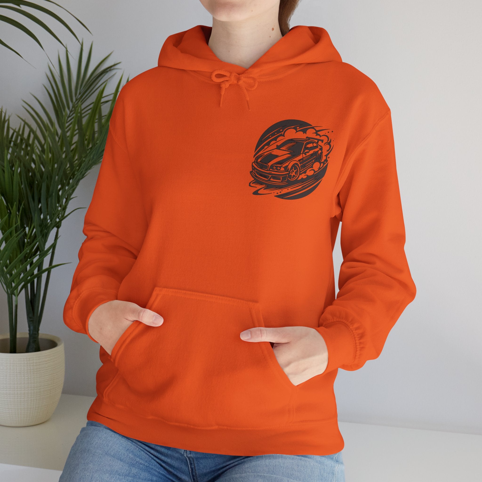 Cool Car Graphic Hoodie for Car Lovers, Unisex Pullover, Automotive Gift, Streetwear, Racing Apparel, Casual Wear
