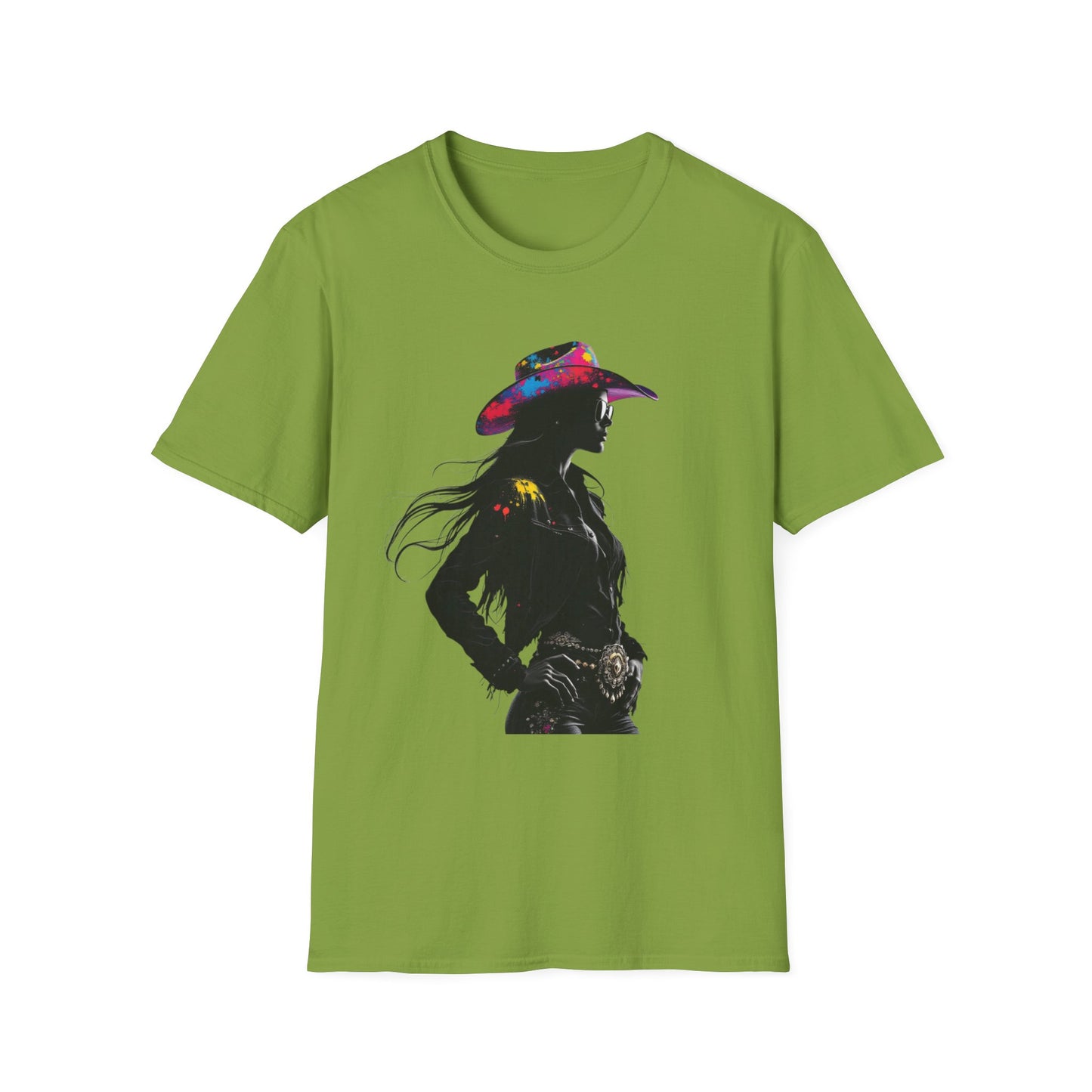 Cowgirl Vibes Unisex Softstyle T-Shirt - Trendy Western Graphic Tee