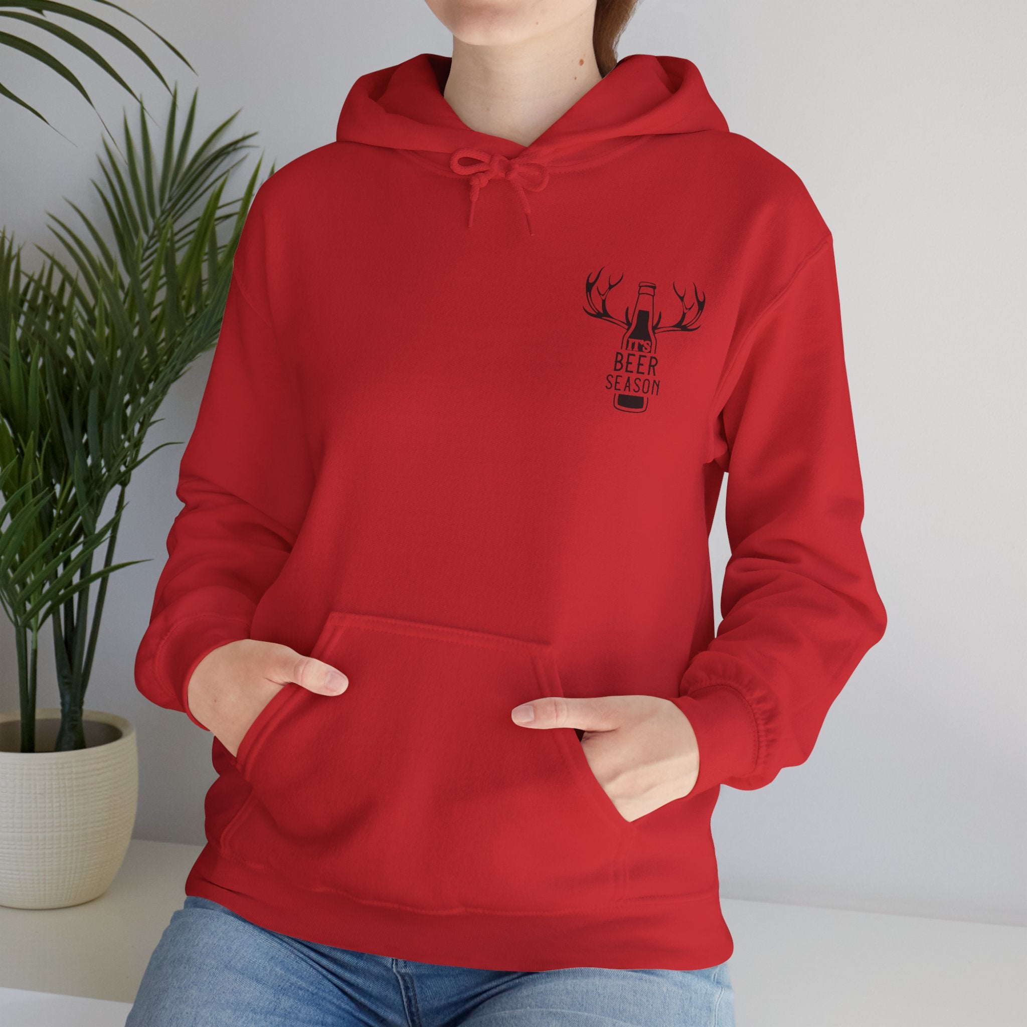 Beer Season Hoodie for Comfort and Style, Unisex Hooded Sweatshirt, Beer Lover Gift, Cozy Casual Wear, Perfect for Camping