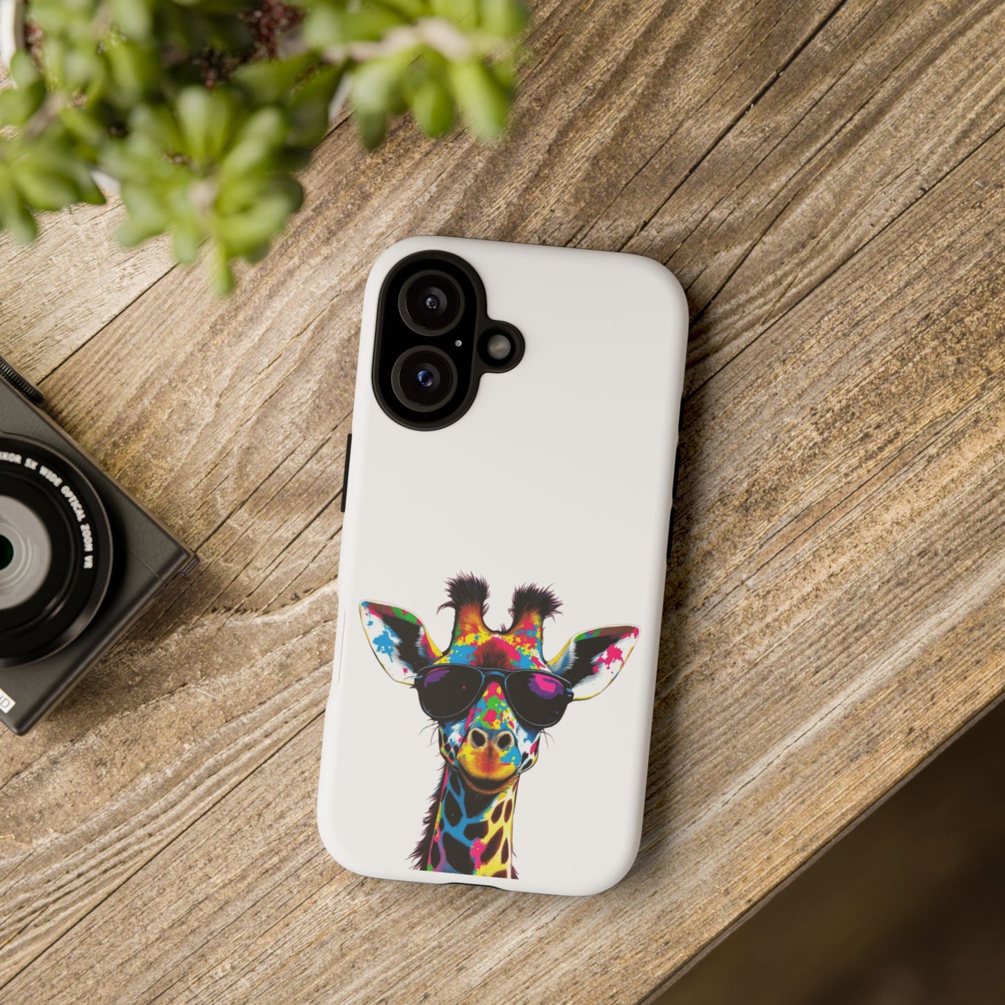 Colorful Giraffe Phone Case - Tough Cases for Animal Lovers