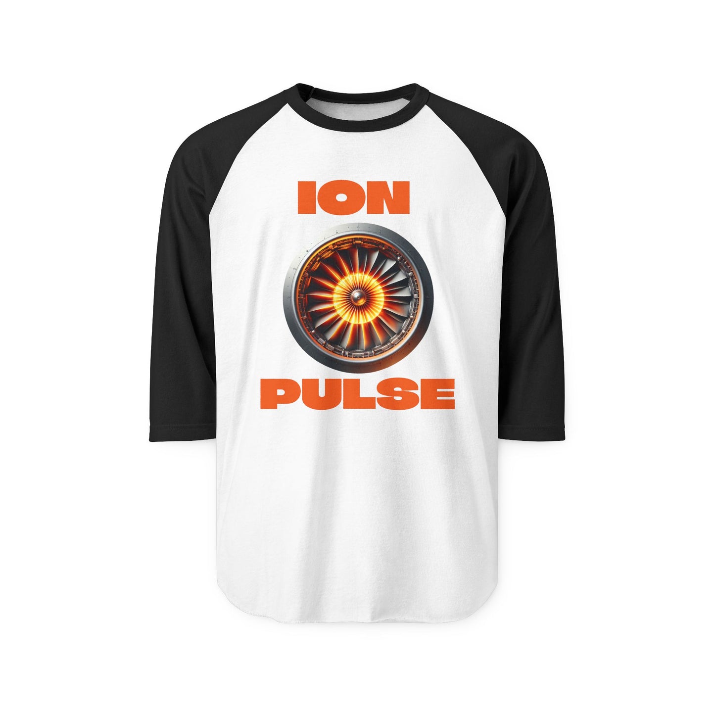 ION PULSE Unisex Three-Quarter Sleeve Raglan Shirt - Perfect for Motorsports Fans