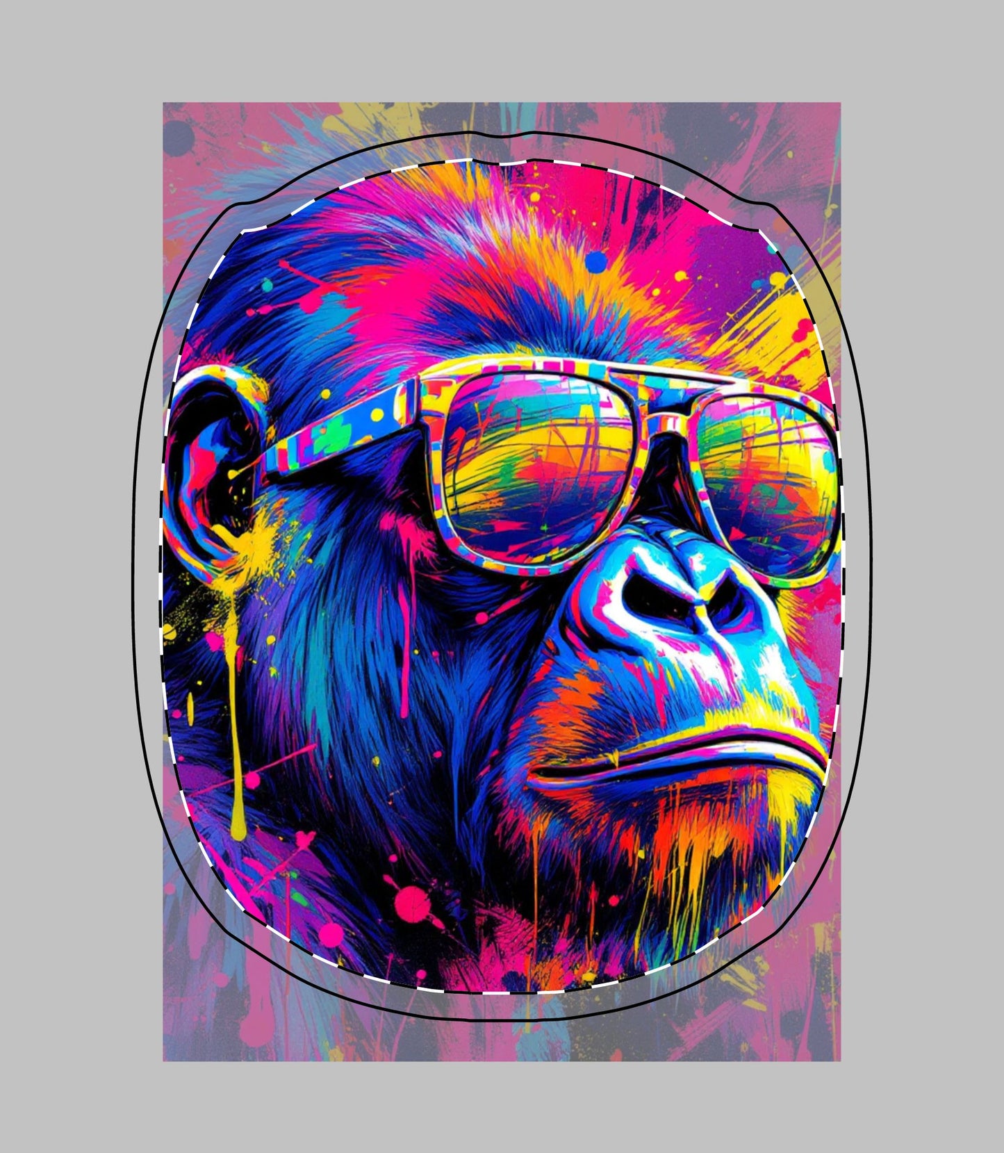 Vibrant Gorilla AirPod Max Cases - Colorful Protective Covers