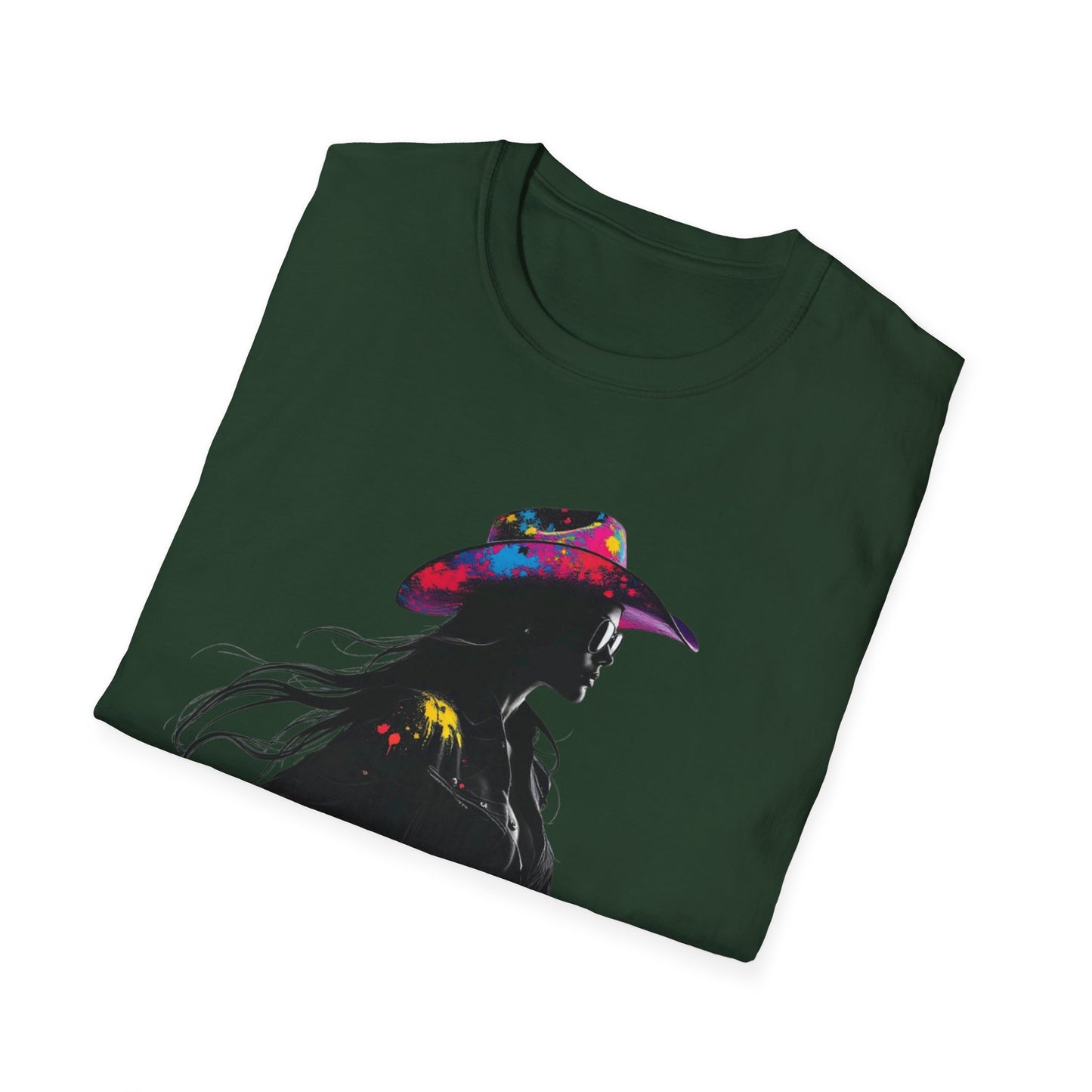 Cowgirl Vibes Unisex Softstyle T-Shirt - Trendy Western Graphic Tee
