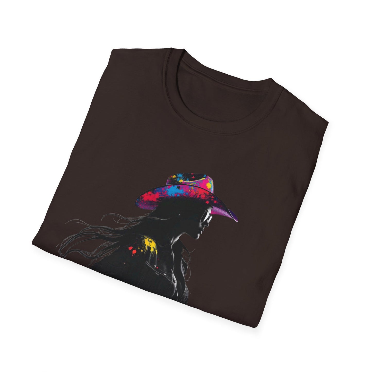 Cowgirl Vibes Unisex Softstyle T-Shirt - Trendy Western Graphic Tee