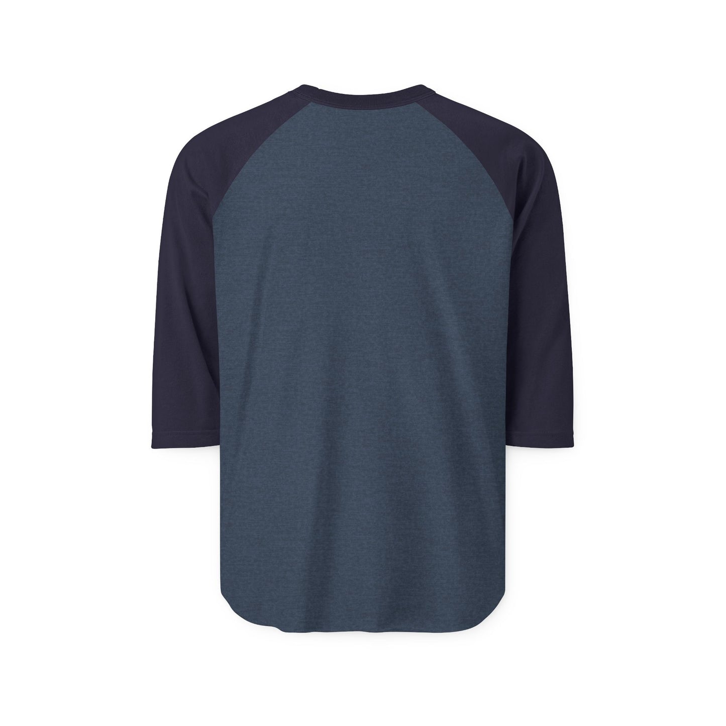 Colorful Elephant Graphic Unisex Three-Quarter Sleeve Raglan Shirt - Fun & Playful Apparel for Animal Lovers