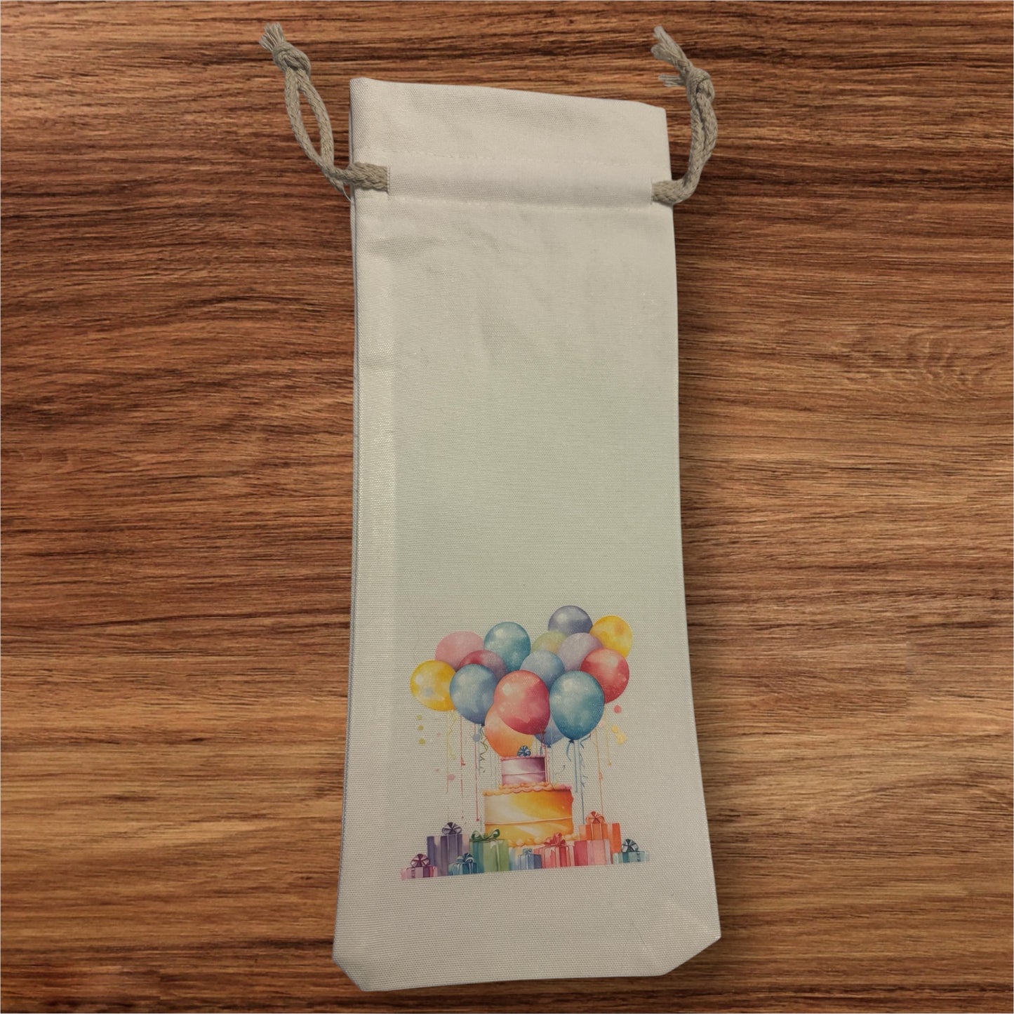 Canvas Bottle Gift Bag