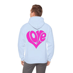 Cozy Love Heart Hoodie | Unisex Sweatshirt for Valentine's Day, Gift for Her, Celebrations, Casual Wear, Anniversary