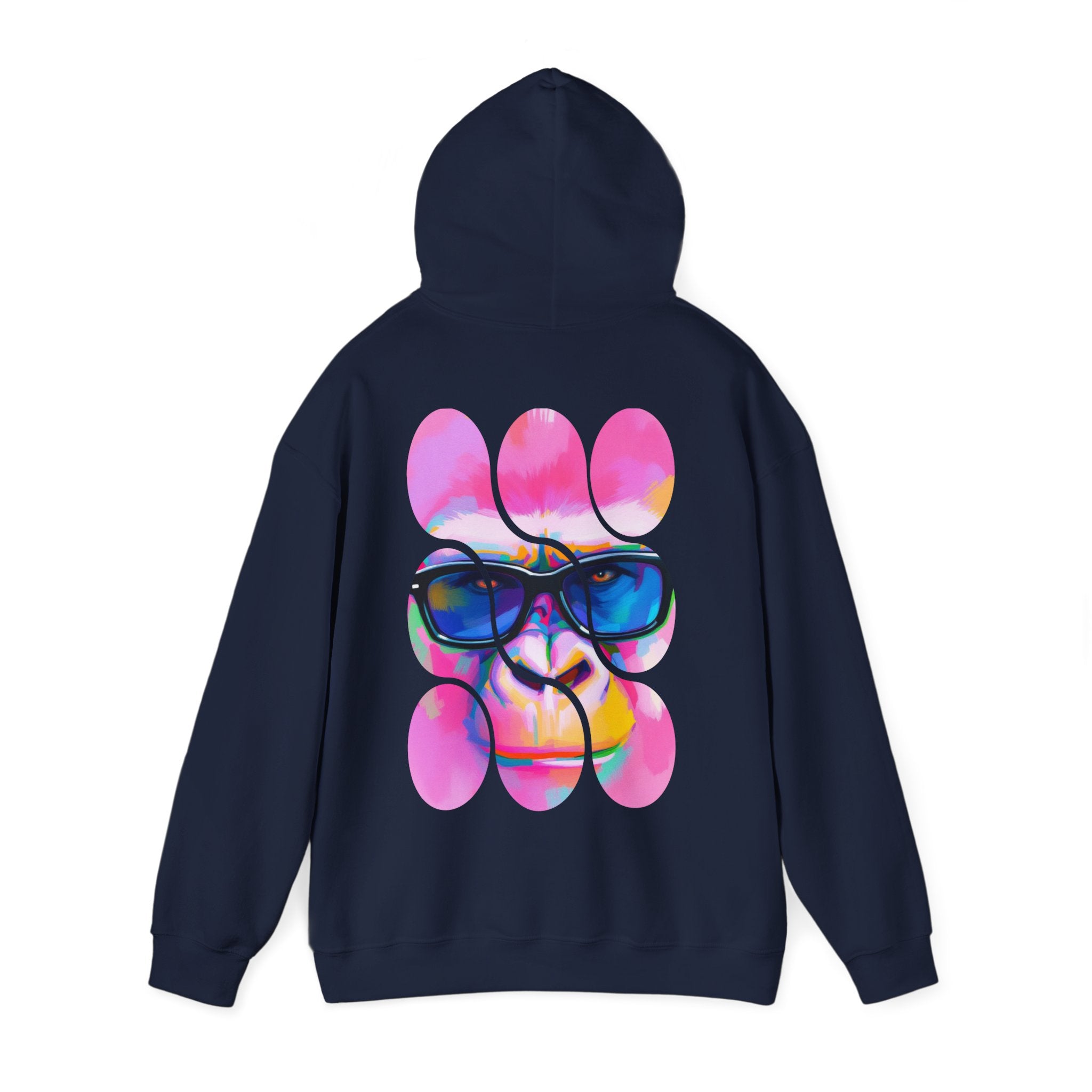 Vibrant Graphic Hoodie, Cool Streetwear Sweatshirt, Trendy Unisex Apparel, Fun Gift for Art Lovers, Casual Everyday Wear