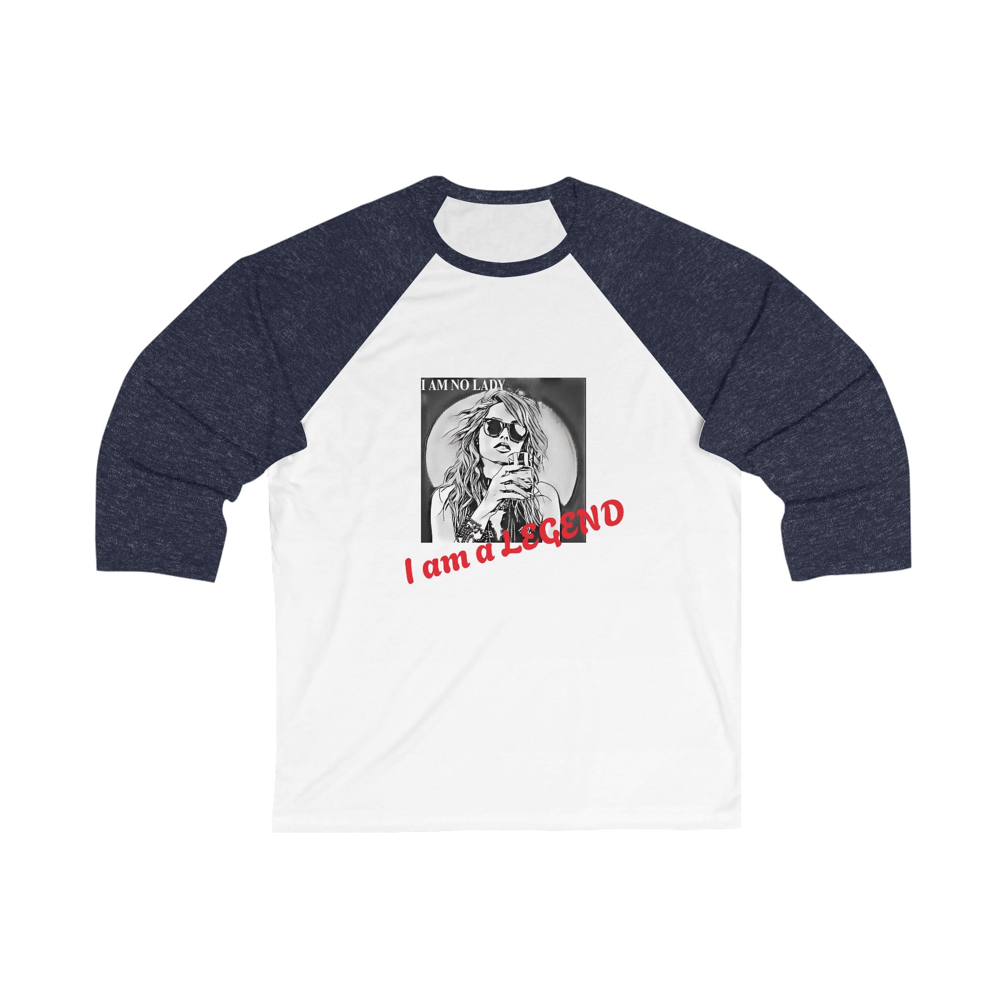 Legendary Unisex Baseball Tee, I Am a Legend Shirt, Sports Apparel, Gift for Him/Her, Casual Wear, Unique Graphic Tee
