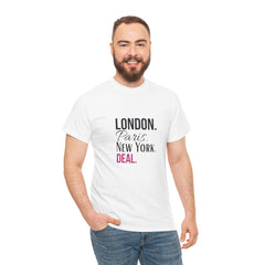 City Life Unisex Tee: London, Paris, New York Deal - Travel Shirt, Fashion Apparel, Gift for Travelers, Urban Outfit, Streetwear