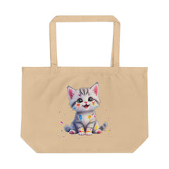 Cute Cat Eco Tote Bag - Perfect for Everyday Use, Gifts, and Cat Lovers