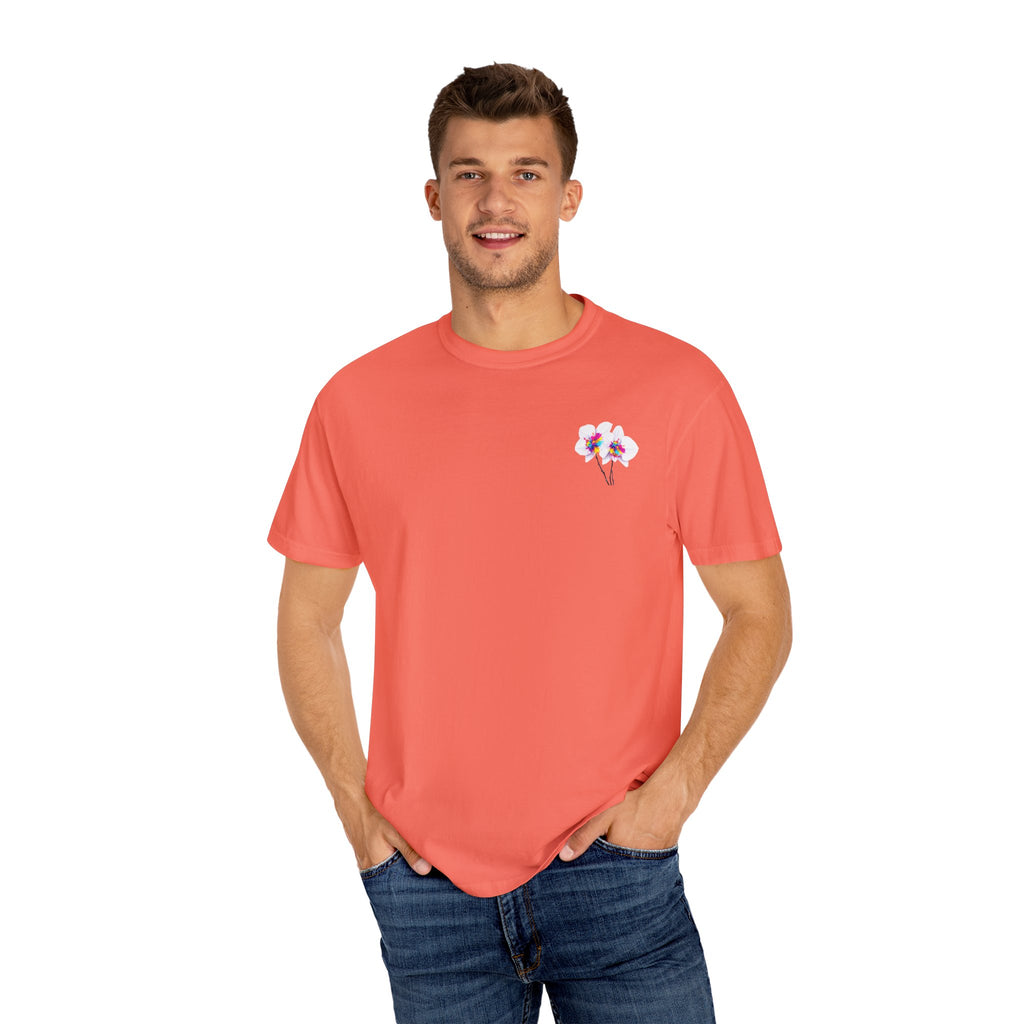 Flower  Unisex Party T-Shirt - Bright & Fun Graphic Tee for Celebrations, Summer Events, Festivals, Birthdays, Casual Wear