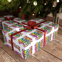 Fun Gin Themed Gift Wrapping Paper - Colorful 1pc Sheets for Celebrations