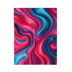 Vibrant Swirl Velveteen Plush Blanket - Cozy Soft Throw for Home Decor