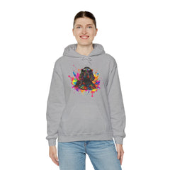 Colorful Artistic Sweatshirt, Unisex Hoodie, Vibrant Design Hoodie, Cozy Pullover, Perfect Gift for Art Lovers