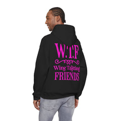 W.T.F. Wine Tasting Friends Hoodie - Unisex Heavy Blend Sweatshirt for Wine Lovers, Gift for Friends, Cozy Apparel for Tastings, Wine [...]