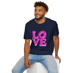 Love Balloon Graphic Unisex T-Shirt, Cute Couples Apparel, Valentine's Day Gift, Casual Wear, Trendy Gift Idea, Statement Tee