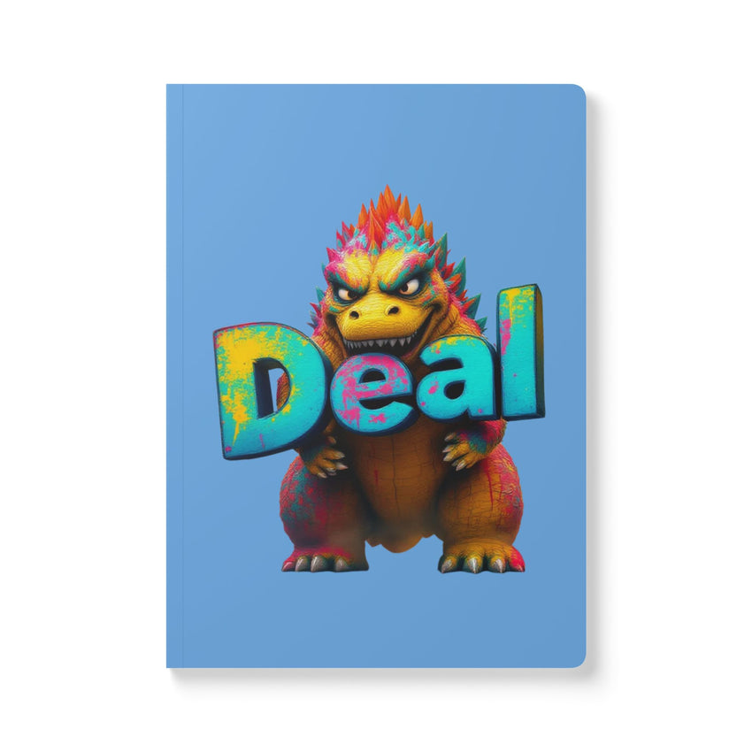 Playful Softcover Journal - 'Deal' Monster Design