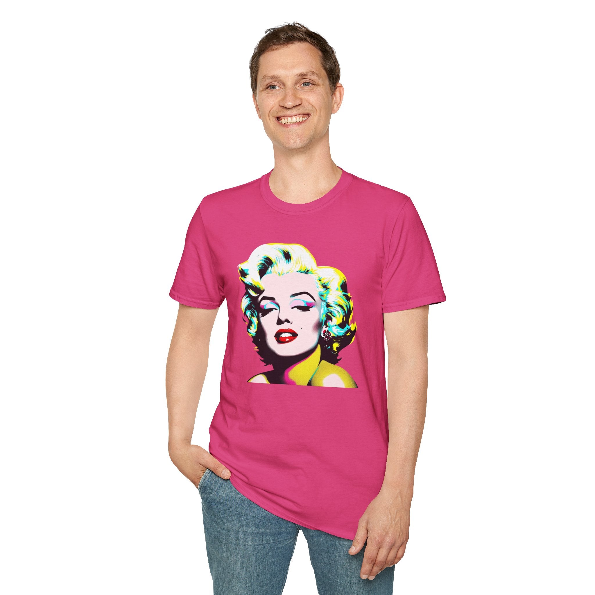 Pop Art Marilyn Monroe Unisex T-Shirt, Retro Tee, Vintage Style Shirt, Gift for Her, 90s Nostalgia Fashion