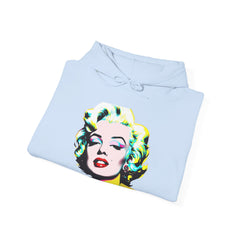 Colorful Marilyn Monroe Sweatshirt, Retro Hoodie, Pop Art Sweater, Unisex Lounge Wear, Gift for Art Lovers, Fashion Statement