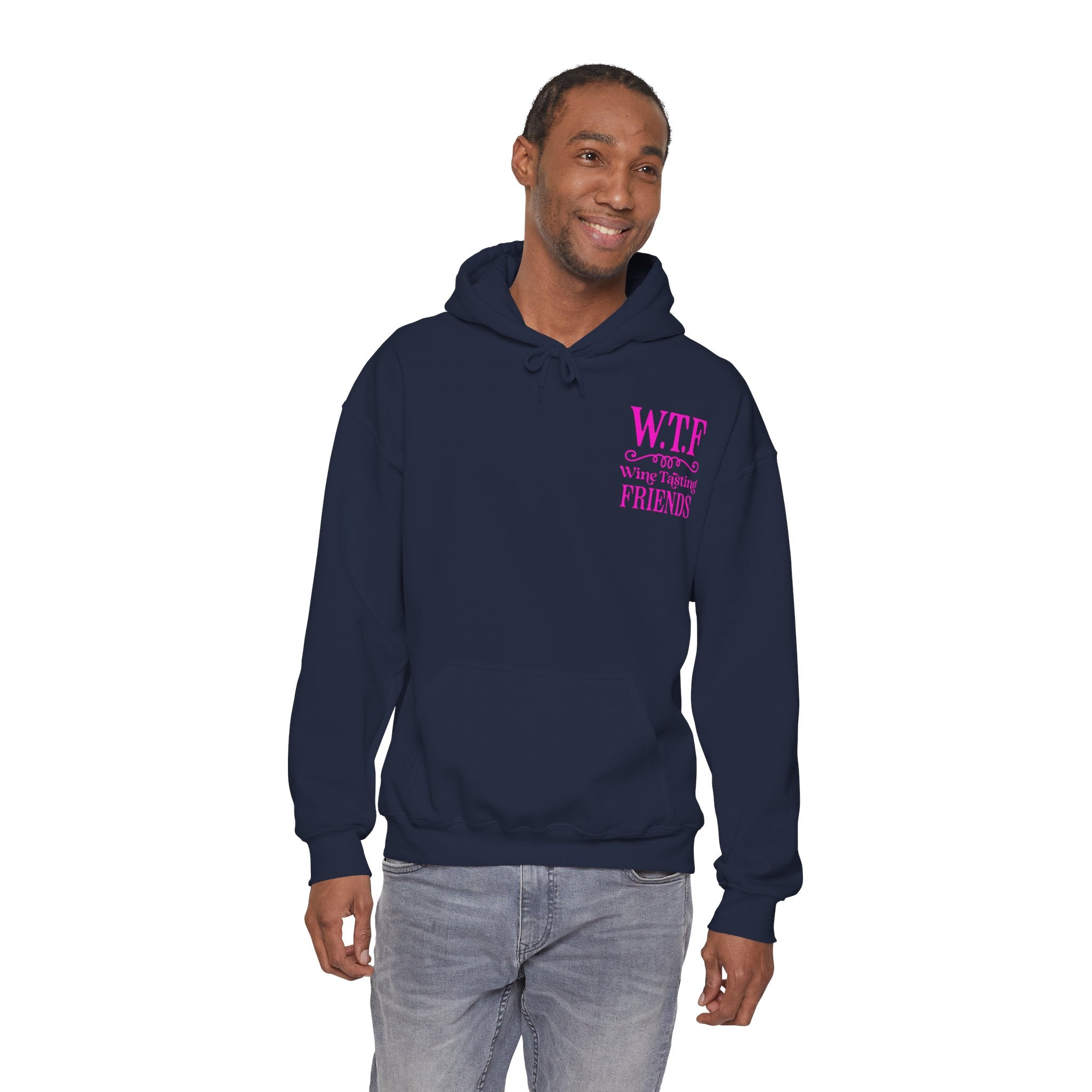 W.T.F. Wine Tasting Friends Hoodie - Unisex Heavy Blend Sweatshirt for Wine Lovers, Gift for Friends, Cozy Apparel for Tastings, Wine [...]