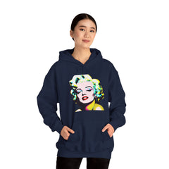 Colorful Marilyn Monroe Sweatshirt, Retro Hoodie, Pop Art Sweater, Unisex Lounge Wear, Gift for Art Lovers, Fashion Statement