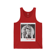Legendary Vibe Unisex Jersey Tank - Casual Wear, Gift for Music Lovers, Summer Outfit, Statement Top, Festival Apparel