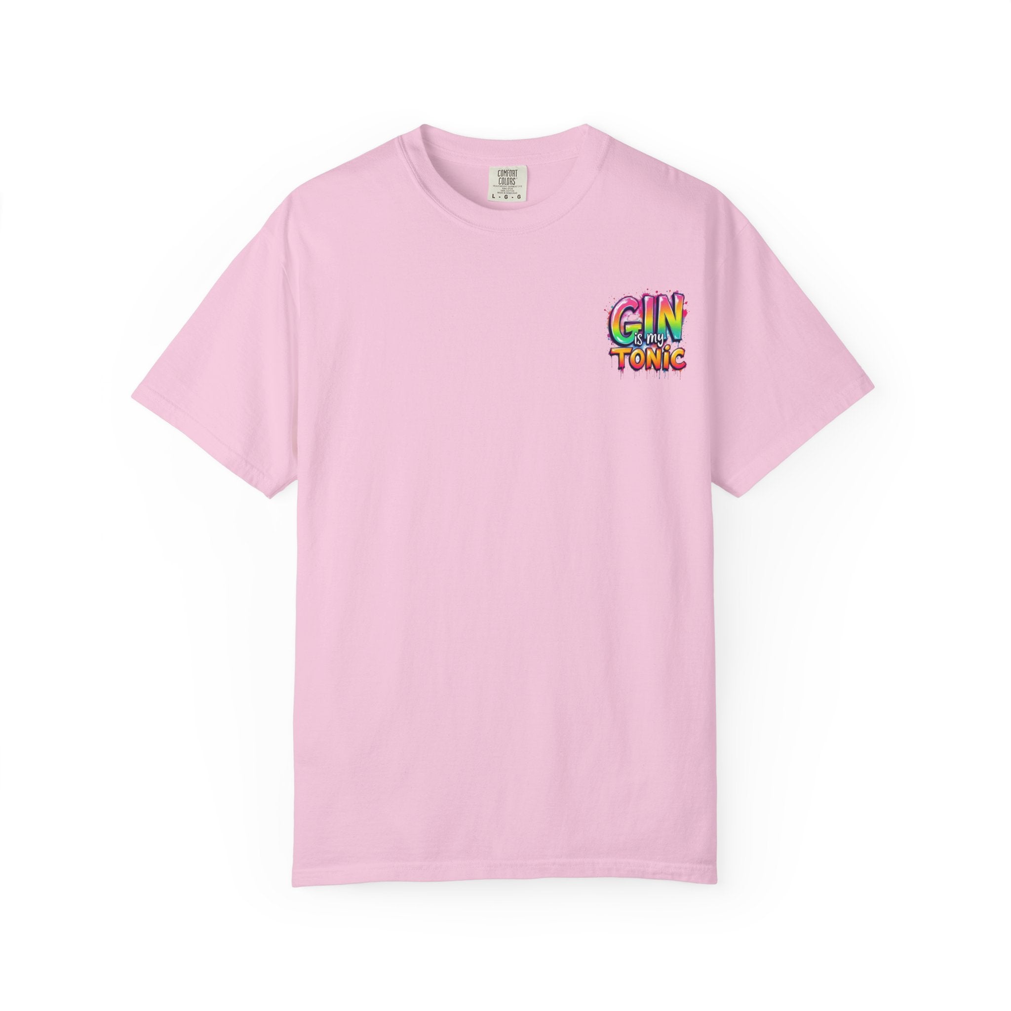 Gin is my Tonic Graphic T-Shirt, Unisex Vintage Tee, Perfect for Festivals, Beach Days, and Casual Wear, Gift for Sun Lovers
